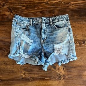 American Eagle distressed shorts